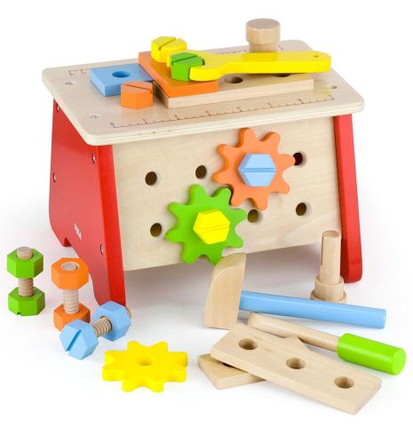 Dřevěná dílna pro kutily Viga Toys se vzdělávacími nástroji
