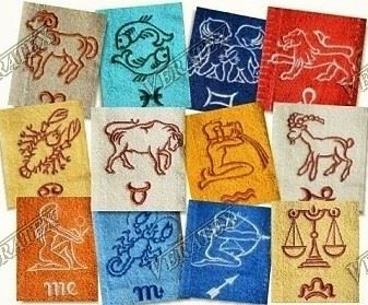 Veratex Froté ručník se znamením horoskop - ryby 50x100 (11-král.modř)