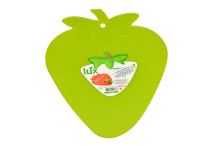 Plastová krájecí deska na ovoce jahoda - Zelená (20x16,5cm) - 8693395004337
