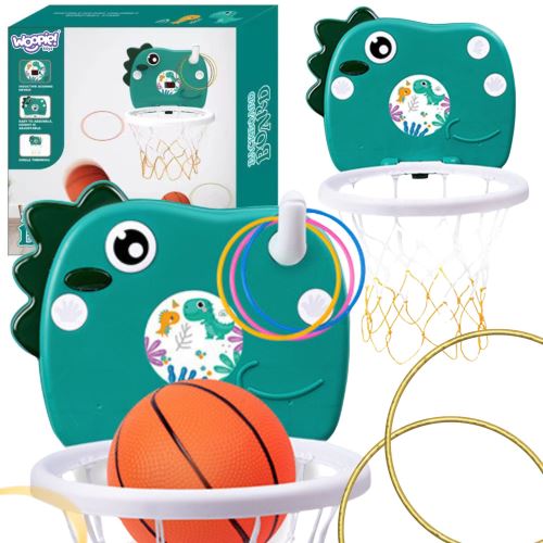 WOOPIE Přenosný basketbalový set 2 v 1 Ringo Arcade Game