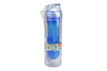 Plastová láhev s filtrem na kousky ovoce BANQUET 500ml - Modrá (23x6cm) - 8591022383735