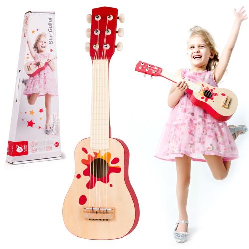 CLASSIC WORLD Dřevěná akustická kytara pro děti