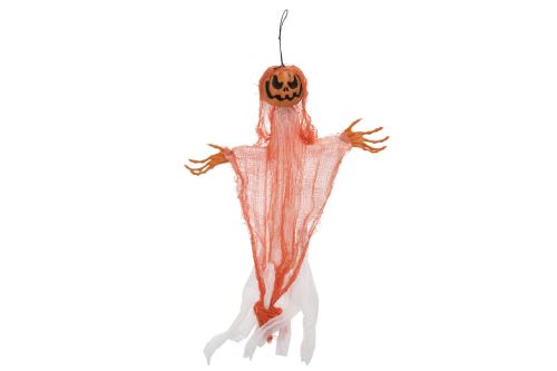 Závěsná dekorace na Halloween - Dýně, duch 60x96 cm - 8720573344012