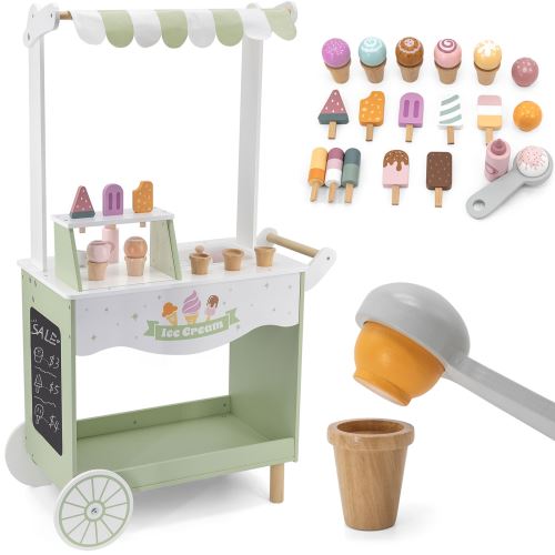 VIGA PolarB Dřevěný zmrzlinový stánek Mobilní prodejna zmrzliny
