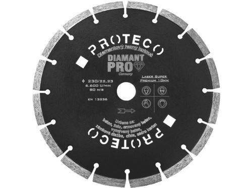 Proteco - 10.213-230 - kotouč dia 230 mm segment.  DIAMANT PRO