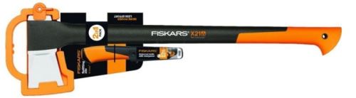Fiskars Sada sekera X21 + univerzální nůž (1025436)