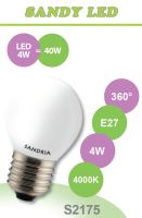 SANDRIA LED žárovka E27 S2175 SANDY LED E27 B45 4W 4000K OPAL 360°