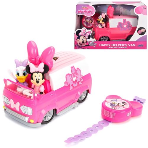 JADA Disney Minnie Mouse Car Van RC Roadster na dálkové ovládání Daisy na zápěstí