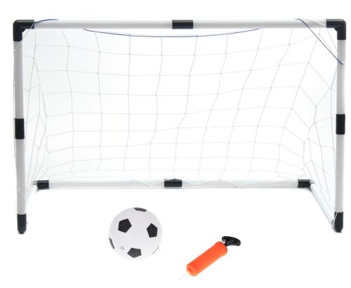 Fotbalové branky pro děti 2v1 (2ks-125x60x92cm / 1ks-233x150x92cm) + míč + pumpa
