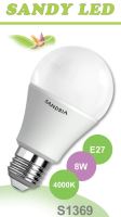 SANDRIA LED žárovka E27 S1369 SANDY LED E27 A60 8W SMD 4000K