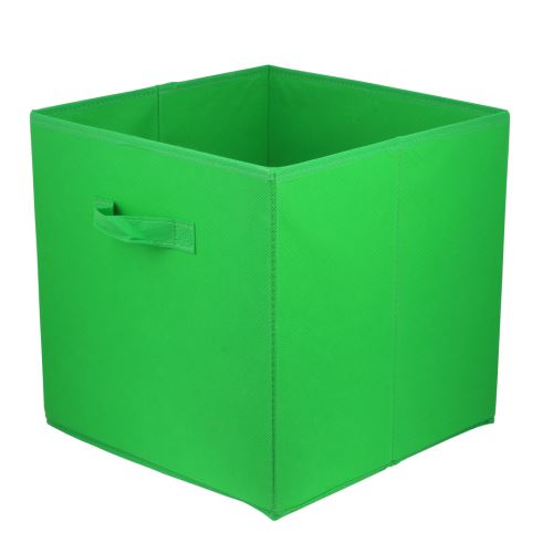 Úložný box textilní LAVITA zelený 31x31x31