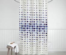Veratex Koupelnový závěs 180x200 cm modré tečky