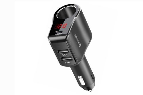 Autoadaptér s výstupem 1x CL, 1x USB-C PD a 2x USB-A - 8595217480438