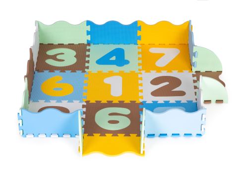 Vzdělávací pěnová podložka hrací ohrádka puzzle pro děti