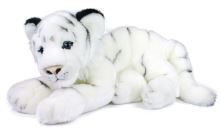 Plyšový tygr bílý ležící 40 cm ECO-FRIENDLY (8590687942103)