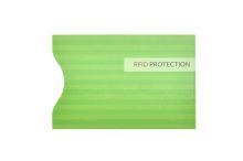 RFID ochranný obal na kartu - Zelený