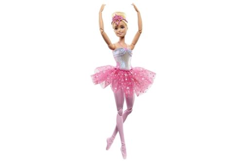 Mattel Barbie® Svítící magická baletka s růžovou sukní, HLC25 - 194735112241