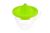 Plastový lis na citrusy s nádobkou 0,5L, zelený