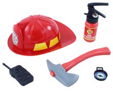 Sada hasičská helma a příslušenství (8590687086128)
