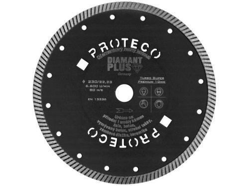 Proteco - 10.214-230 - kotouč dia 230 mm  DIAMANT PLUS