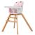 Dětská židlička Kidwell Nobis PINK dřevěná