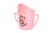Hrníček kojenecký 250 ml, s potiskem, růžový - 8590394005009