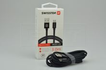Datový kabel SWISSTEN Micro USB v odolném zpracování (3m) - 8595217456914