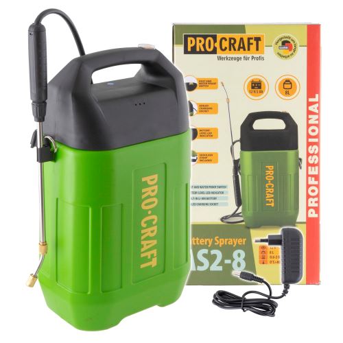 Aku postřikovač Procraft AS2-8 | AS2-8, 6977694790866