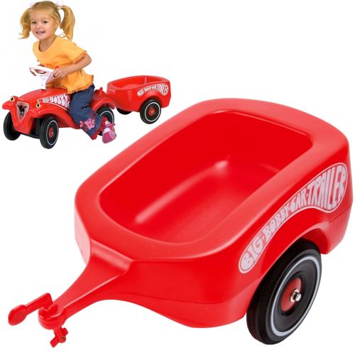 BIG Bobby Car červený jezdecký přívěs