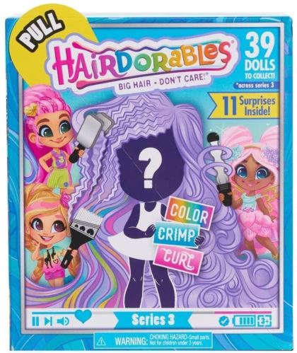 Překvapení panenky Hairdorables série III