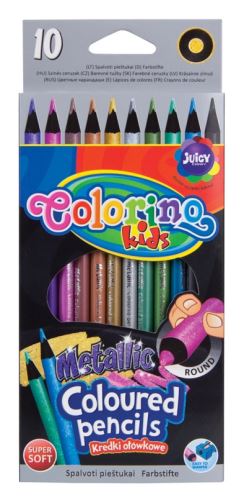 Metalické tužky Colorino 10 barev.