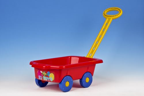 Vozík s rukojetí pro děti
