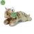Plyšová kočka ležící hnědá 18 cm ECO-FRIENDLY (8590687838215)