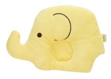 Sloní polštář pro kojence žlutý 18,5 cm x 25 cm
