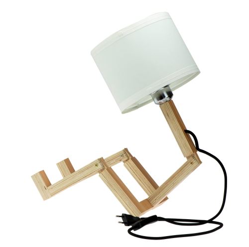 Dekorativní dřevěná noční lampa