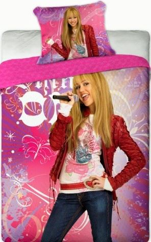 Veratex Povlečení Hannah Montana růžová 70x90 - 140x200cm