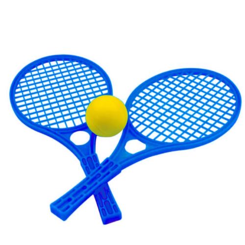Sada WOOPIE Battles Zábavné tenisové pálky pro děti modrá