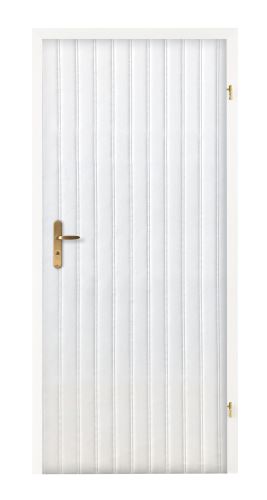 STANDOM Koženkové čalounění dveří vzor KARO T3 Bílá široké pásy pro dveře 60, 70, 80 a 90cm