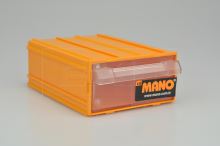 Plastový organizér do dílny MANO K-20 (14x10x5cm) - Žlutý - 8697444381110