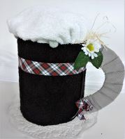 Veratex Veratex Textilní dort malé černé Pivo (2ks ručník 30x50cm)