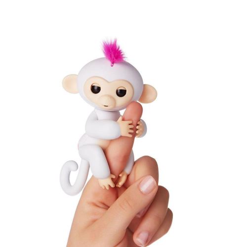 Cenocco Finger Toy Happy Monkey White