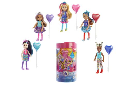 Panenka Barbie překvapení Color Reveal Chelsea konfety ASST, Mattel GTT26 - 887961920314